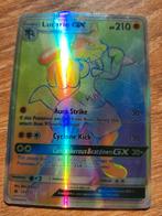 Lucario GX, Hobby en Vrije tijd, Gebruikt, Ophalen of Verzenden, Losse kaart