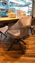 Armstoel Clio Aurora Dolphin Grey 4 stuks - Outletmodel, Ophalen of Verzenden, Zo goed als nieuw, Vijf, Zes of meer stoelen, Stof