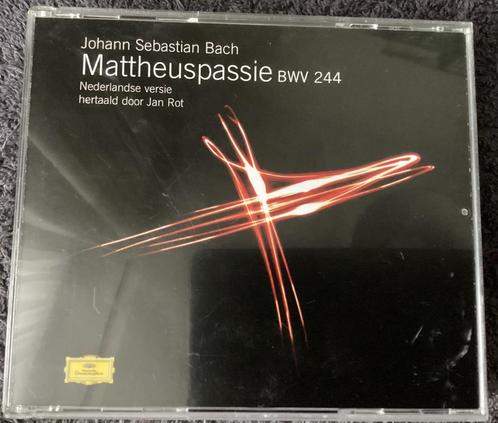 Bach Mattheuspassie Bwv 244 Jan Rot CD, Cd's en Dvd's, Cd's | Klassiek, Gebruikt, Orkest of Ballet, Barok, Ophalen of Verzenden