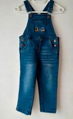 Spijkerstof tuinbroek denim blauwe salopette vrachtwagen 98, Kinderen en Baby's, Kinderkleding | Maat 98, Overige typen, Jongen of Meisje