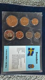 Zweden blister set Unc munten, Ophalen of Verzenden, Overige landen