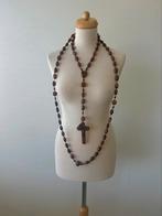 Antieke grote houten Lourdes Rozenkrans, Ophalen of Verzenden