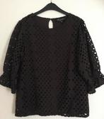 Kanten blouse maat 36/38 driekwart mouw merk Elvira zgan, Bruin, Ophalen of Verzenden, Zo goed als nieuw, Maat 36 (S)