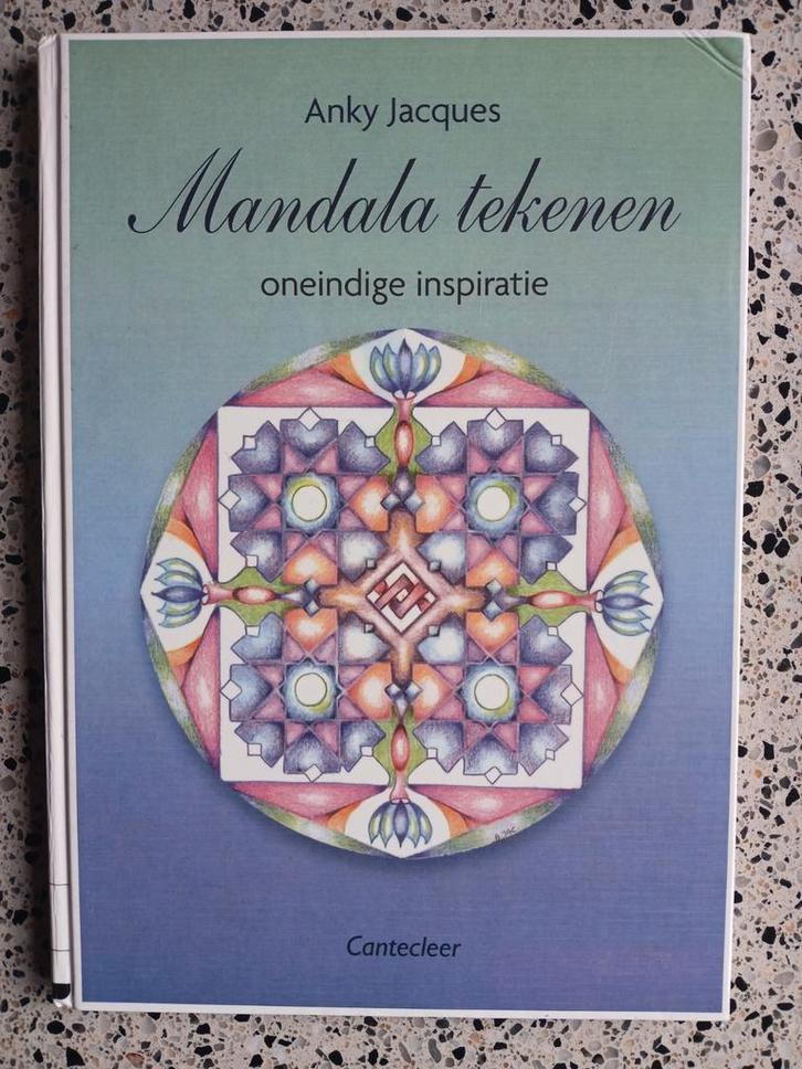 Mandala Tekenen - Anky Jacques hardcover zgan vaste prijs, Boeken, Hobby en Vrije tijd, Zo goed als nieuw, Tekenen en Schilderen