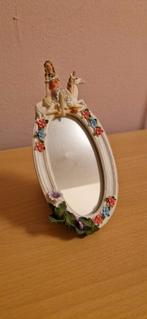 Eenhoorn met elfje op spiegeltje, Ophalen of Verzenden, Dier