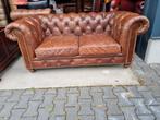 Tabacco Chesterfield 2 zit bank + GRATIS BEZORGING, Chesterfield, Rechte bank, Gebruikt, Leer