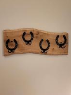 Unieke wandkapstok met hoefijzers, Huis en Inrichting, Woonaccessoires | Kapstokken, Wandkapstok, Gebruikt, Ophalen of Verzenden