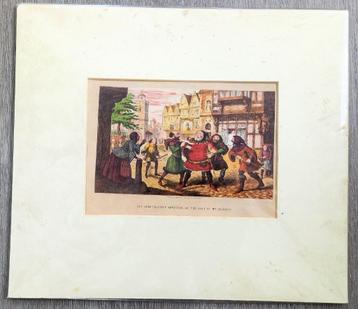 A62-86 George Cruikshank - Sir John Falstaff arrested beschikbaar voor biedingen
