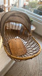 Vintage Rotan Wieg uit de sixties, Ophalen, Gebruikt, Wieg