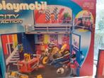 Playmobil motorgarage, Ophalen of Verzenden, Zo goed als nieuw, Complete set