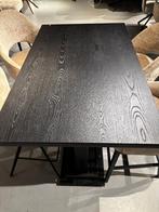 Zwarte bartafel met melamine blad, Ophalen, Zo goed als nieuw