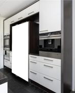 LUXE BRUGMAN KEUKEN MET KASTENWAND, Ophalen, Wit, Graniet of Steen, Dubbelwandige keuken