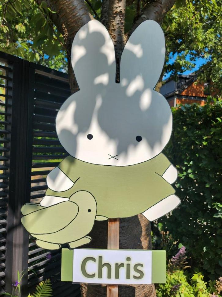 Nijntje, ooievaar of ander leuk geboortebord huren, Kinderen en Baby's, Kraamcadeaus en Geboorteborden, Nieuw, Ophalen