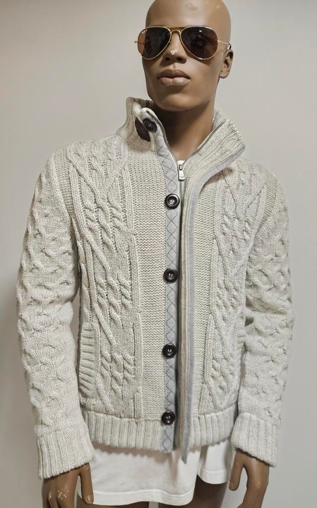 PME Legend warm gevoerd gebreid wollen vest (L) Schoon