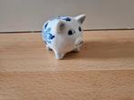 Delfts blauw spaarvarken spaarpot varken sparen vintage, Verzamelen, Spaarpotten, Ophalen of Verzenden, Zo goed als nieuw, Steen, Aardewerk of Keramiek