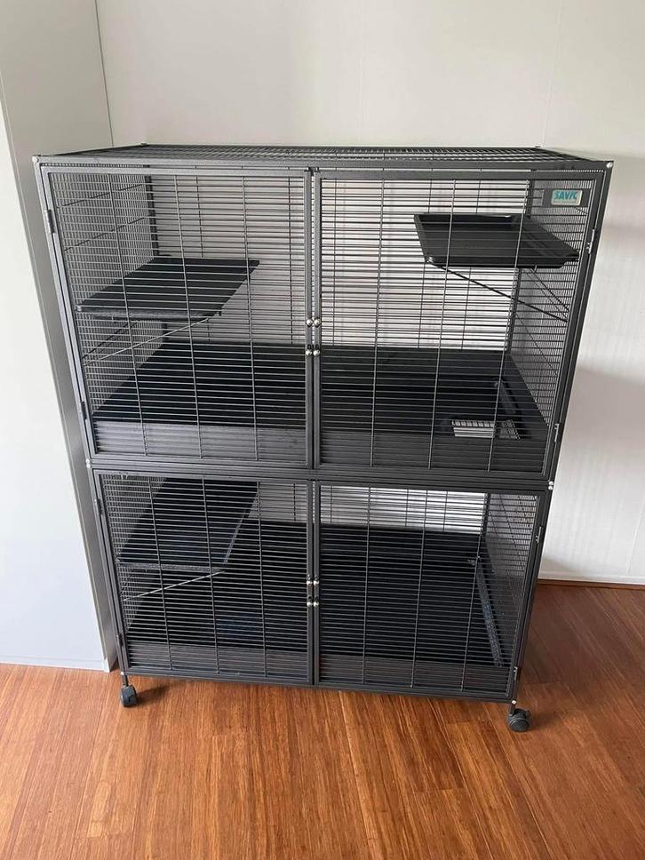 Kooi Savic Royal Suite XL, Dieren en Toebehoren, Knaagdieren en Konijnen | Hokken en Kooien, Zo goed als nieuw, Kooi, 90 cm of meer