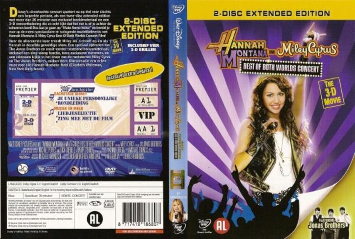 Hannah Montana and Miley Cyrus Nieuw in Seal, Cd's en Dvd's, Dvd's | Muziek en Concerten, Nieuw in verpakking, Muziek en Concerten