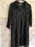 Zwarte jurk Crizpy maat L (50/52) met mooi kant, Kleding | Dames, Grote Maten, Ophalen of Verzenden, Zo goed als nieuw, Zwart