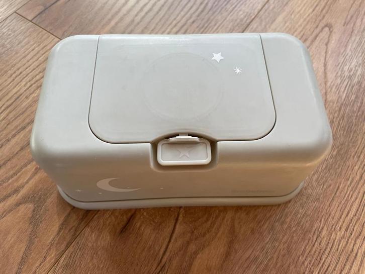 Houder billendoekjes Funkybox sand moon, Kinderen en Baby's, Badjes en Verzorging, Zo goed als nieuw, Overige typen, Overige merken