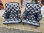 2x Showroommodel Lazy Chesterfield fauteuil + BEZORGING, Huis en Inrichting, ., Chesterfield, Nieuw, Ophalen of Verzenden
