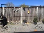 Achtergrondset met 3 doeken, Audio, Tv en Foto, Fotografie | Fotostudio en Toebehoren, Ophalen of Verzenden, Gebruikt, Achtergrond