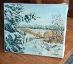 Schilderij winterlandschap l scholtens I.z.g.s., Ophalen of Verzenden
