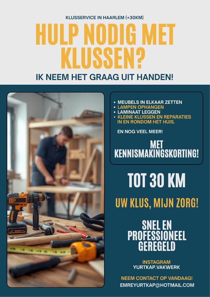 Klusser gezocht?, Diensten en Vakmensen, Klussers en Klusbedrijven, 24-uursservice