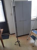 Grote ijzeren kaarsenstandaard verroest staal, Huis en Inrichting, Woonaccessoires | Kandelaars en Kaarsen, Ophalen, Gebruikt