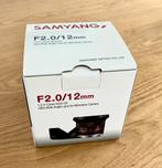 Samyang 12mm F2.0 X-mount Fujifilm, Groothoeklens, Ophalen of Verzenden, Zo goed als nieuw