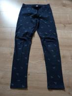Donker blauwe legging met paarden maat 140, Ophalen, Gebruikt, Meisje, Broek