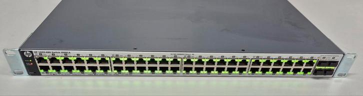 HP 1820-48G Switch J9981A - 48 Poorten Gigabit Switch, Computers en Software, Netwerk switches, Gebruikt, Ophalen of Verzenden