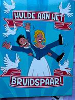 Bruidspaar Versieringen - Vlaggen, Bord, Vlaggetjes, Ophalen, Zo goed als nieuw, Versiering, Geboorte of Huwelijk