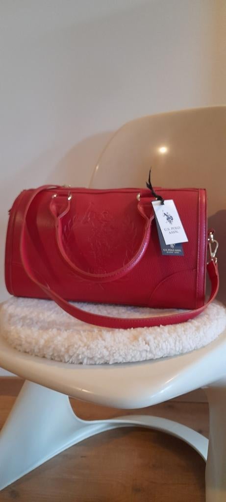 Rode US Polo Assn. Handtas, Sieraden, Tassen en Uiterlijk, Tassen | Damestassen, Ophalen of Verzenden, Nieuw, Rood, Handtas