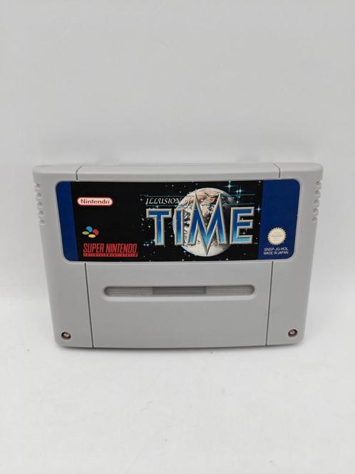 Illusion of time SNES, Spelcomputers en Games, Games | Nintendo Super NES, Zo goed als nieuw, 1 speler, Vanaf 3 jaar, Ophalen of Verzenden