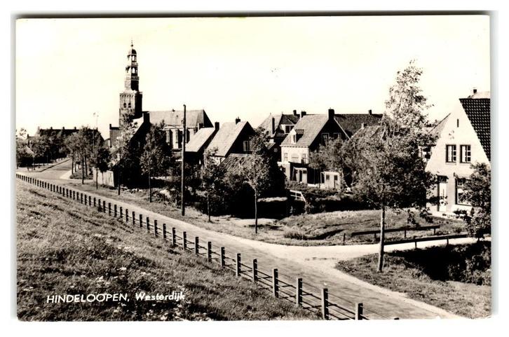 Hindeloopen, Westerdijk, Verzamelen, Ansichtkaarten | Nederland, Gelopen, Friesland, 1960 tot 1980, Verzenden