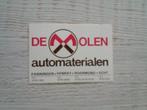 sticker DE MOLEN automaterialen ( 1 ), Verzamelen, Ophalen of Verzenden, Zo goed als nieuw, Bedrijf of Vereniging