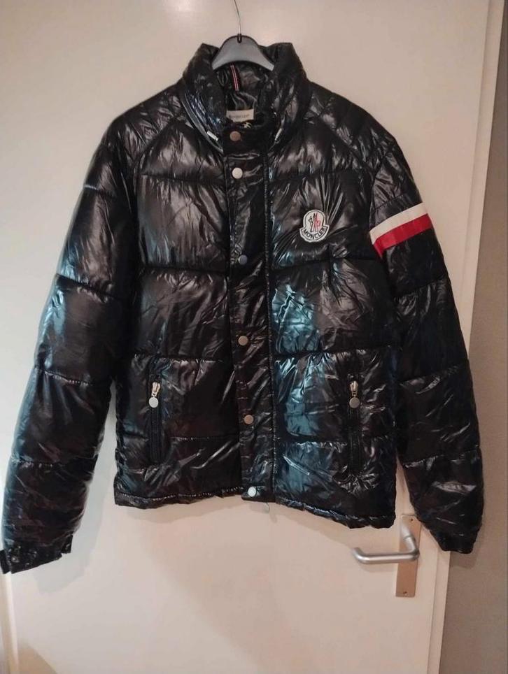Moncler Heren Winterjas - Maat L, Kleding | Heren, Jassen | Winter, Zo goed als nieuw, Maat 52/54 (L), Zwart, Ophalen of Verzenden