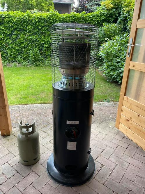 Terrasverwarmer gas loungehoek, Tuin en Terras, Terrasverwarmers, Zo goed als nieuw, Gas, Vloer, Draaibaar, Ophalen