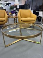 Salontafel goud - Zo goed als nieuw - 90 cm, Ophalen, Rond, 50 tot 100 cm, Zo goed als nieuw