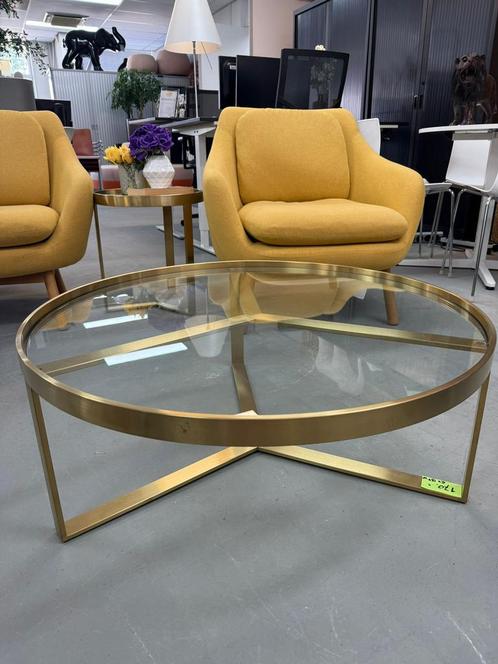 Salontafel goud - Zo goed als nieuw - 90 cm, Huis en Inrichting, Tafels | Salontafels, Zo goed als nieuw, Minder dan 50 cm, 50 tot 100 cm