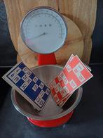 Antieke brocante Bingo kaarten rood en blauw, Verzenden