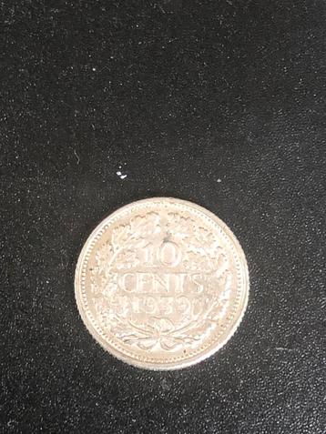 1939 Wilhelmina 10 Cent beschikbaar voor biedingen