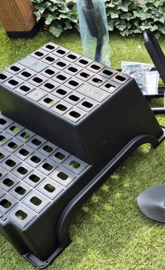 Opstapje voor caravan of thuis. Nieuw! 1 weekend gebruikt, Caravans en Kamperen, Caravan accessoires, Nieuw, Ophalen