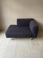 Loungebankje Grijs - 120cm breed, Ophalen, Gebruikt, Tweepersoons, Stof