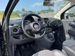 Fiat 500C 0.9 TwinAir Lounge / Airco / PDC. Achter / Elek Ra, Gebruikt, Zwart, Zwart, Origineel Nederlands