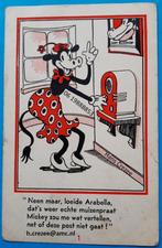 zoek oud Disney Mickey Mouse radiocentrale kaart 1930 1940, Ophalen of Verzenden, Cultuur en Media, 1920 tot 1940