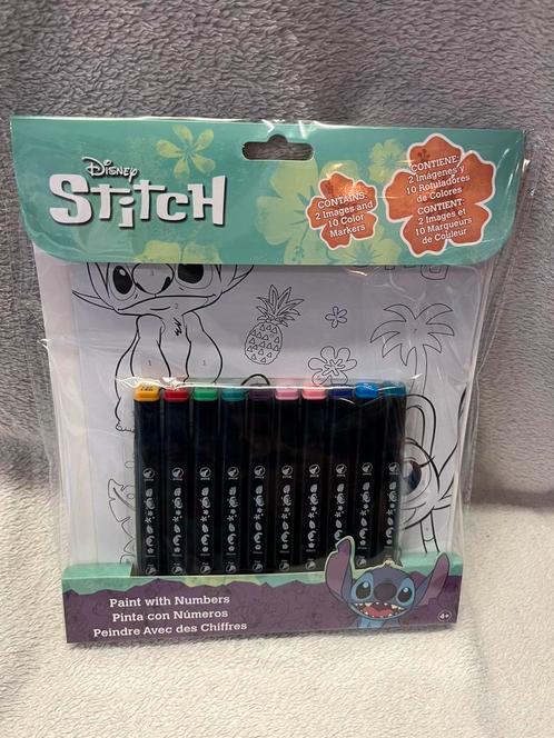 Stitch kleurplaten met stiften, Verzamelen, Disney, Nieuw, Ophalen of Verzenden