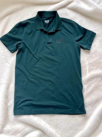 Emporio Armani herenpolo smaragdgroen. Maat S. Nieuw! beschikbaar voor biedingen