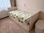 2x Hemnes Uitschuifbed + 4 Matrassen, Ophalen, Gebruikt, Eenpersoons, Wit