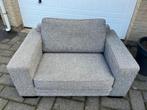 Grijze Loveseat / Fauteuil - Zo Goed Als Nieuw, Huis en Inrichting, Fauteuils, Ophalen, Gebruikt, 100 tot 125 cm, 125 cm of meer
